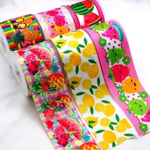 Cartoon Printed Grosgrain Ribbon 43800