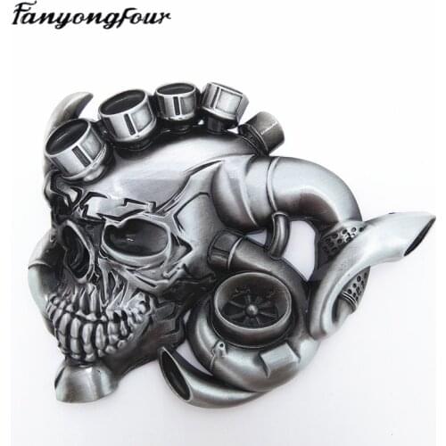 Creative Mechanical Skull Head Silicone Mold Turning Plaster Mold Resin Chocolate Candle Candy Mold