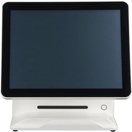 Best Selling Good 15inch POS All in One Cash Register Single Screen with Custoer Display Middle Area for Retails