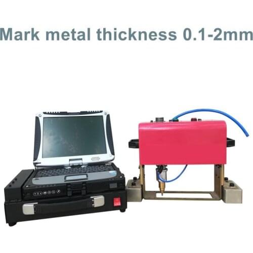 Small Metal Pneumatic Dot Peen Marking Machine Portable steel engraving machine stamping machine for chassis number 140*40mm
