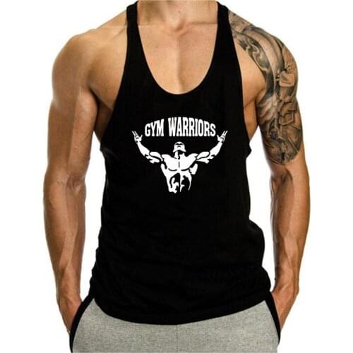 Mens Tank Top Gym Stringer Singlets Fitness Clothing Workout Cotton Sleeveless Shirt Summer Undershirt Vest Male