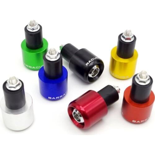 22mm Motorcycle Handlebar Grips Ends Counterweight Fists Plugs FOR xmax 250 fjr1300 xrv 750 yamaha r1 2015 suzuki gsx s1000