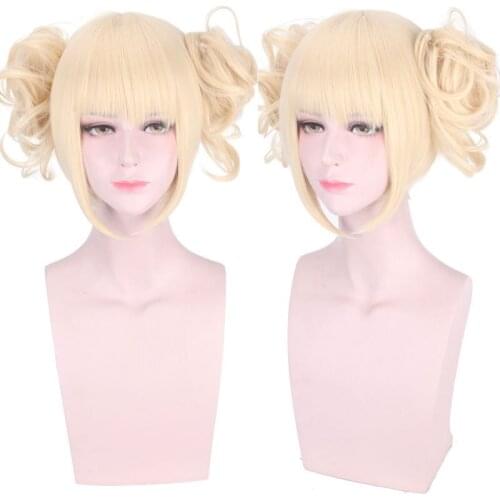 NEW High quality Himiko Toga Cosplay Wig My Hero Academy Costume Play Wigs Halloween Costumes wigs