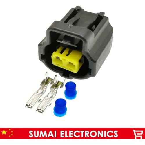 Sample,2 sets B type 2Pin 1.8mm car connector,Engine water Temp sensor plug,Car Engine Electrical connector for Toyota,Honda