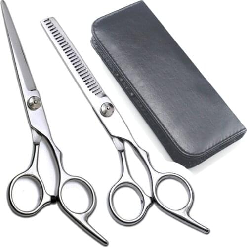 6'' Hairdressing Hair Scissors Thinning Professional Tools Hairdresser Scissors Hair Set + Case