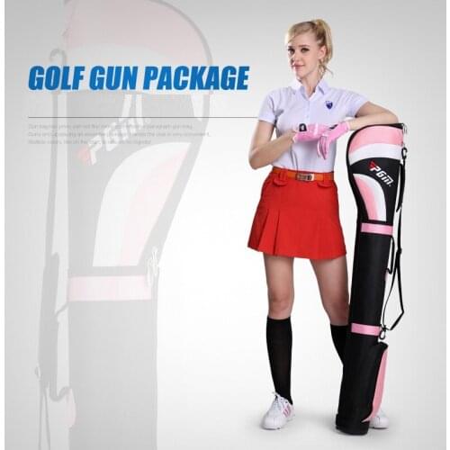 Pgm Waterproof Golf Gun Bags Men Nylon Durable Women 5-7 Clubs Golf Travel Bag Portable Lightweight Golf Travel Bag D0064