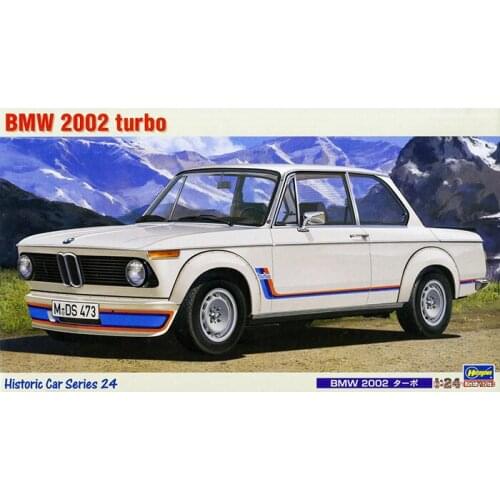 Hasegawa Plastic Assembly Car Model 1/24 Scale BMW 2002 Turbo Adult Collection DIY Assembly Kit 21124