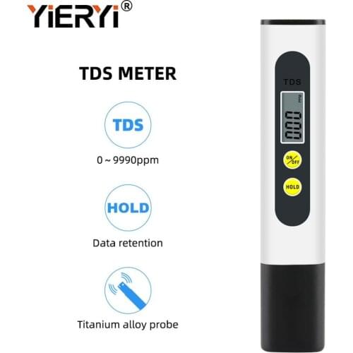 TDS-M2 Portable Digital Water Analyzer Purity Tester Pen Hydroponics TDS Meter Electric Waterproof Lab Detection Measuring Tool