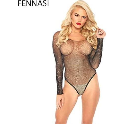 FENASI Sexy Set Black Hollow Out Temptation Diamond Clothing Erotic Lingerie Intimate Goods Womens Sexy Costume For Sex Night