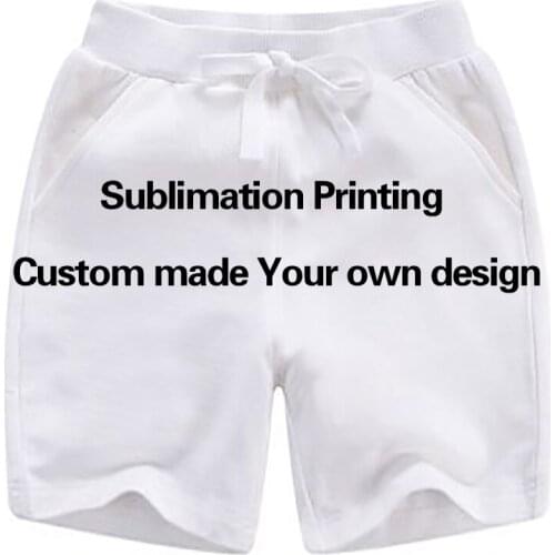 Kids Summer Shorts Custom made Sublimation Printing Boys Girls Toddler Kids Fashion shorts