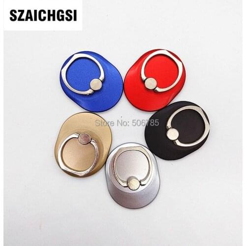 SZAICHGSI 360 Degree oval Finger Ring Smartphone Stand Holder mobile phone holder stand For iPhone iPad Xiaomi huawei 500pcs/lot