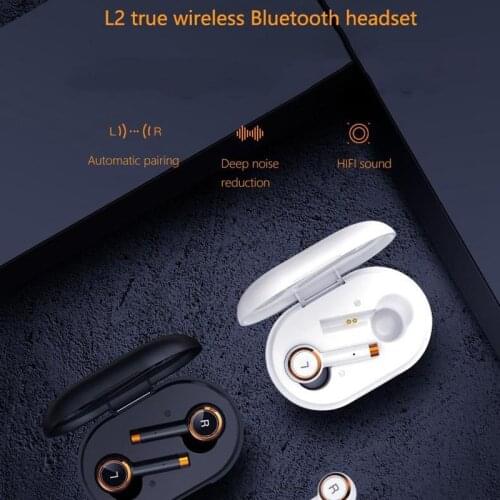 TWS wireless earphone Bluetooth 5.0 Waterproof earbuds Noise Reduction Earpieces For xiaomi huawei iphone L2 HD music Headphones