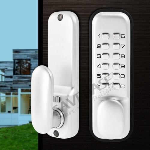 Zinc Alloy Machinery Keyless Password Door Lock With 60mm Backset For Schools