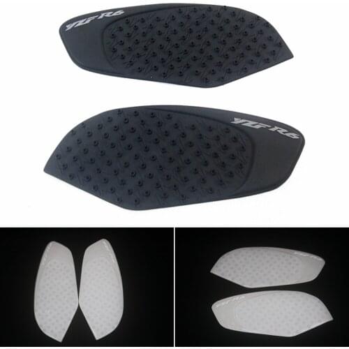Tank Grip Pads For YAMAHA R6 2008-09-10-11-12-13-14-15-2016 Protector Sticker Decal Gas Knee Grip Tank Traction Pad Side 3M