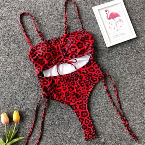 Women One Piece Swimsuit Padded Bikini Bandage Bikini Push Up Swimwear Monokini Swimsuit Bathing Suit Ladies Beachwear Biquini