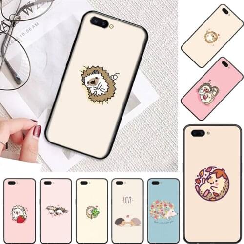 Animal cute cartoon hedgehog Phone Case For OPPO A ax 3 5 3 37 57 59 37 73 75 83 71 2018 11 1k s PRO
