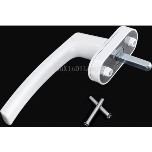 1PCS White Aluminum Alloy Transmission Window Handle Universal Door Handle for Double Glazing White Door Turning Handle GF9
