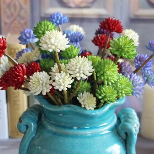 1 PCS Plastic buddha hand lotus Simulation green plants artificial flowers for home party wedding decoration table accessories