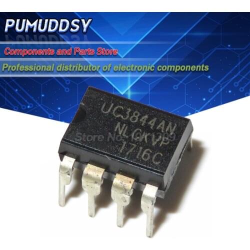 10PCS UC3844 UC3844AN UC3844BN UC3844B 8-PIN DIP NOS NEW GOOD QUANLITY