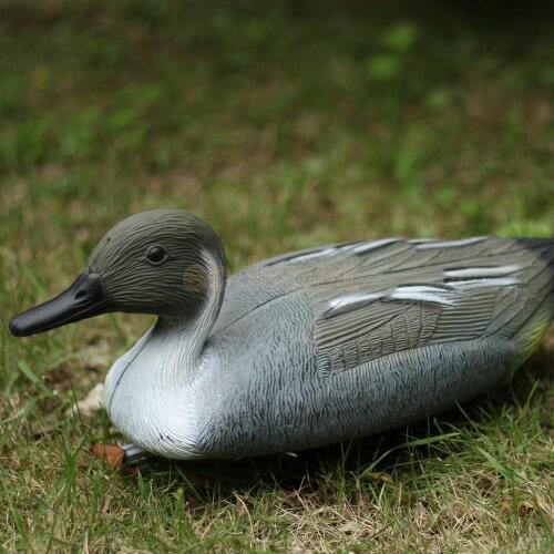 12 Types Simulation Feathered Male Duck Owl Swan Hawk Garden Decor Toy Against Pests Small Birds Rabbit Garden Yard