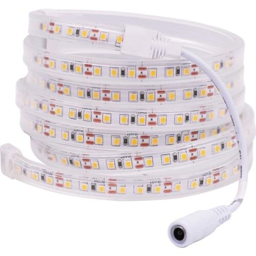12V 5m LED Strip Light SMD 2835 120LED/m Waterproof Flexible Led Ribbon Tape Lamp DC Connection Home Decor 50CM 1m 2m 3m 4m 5m