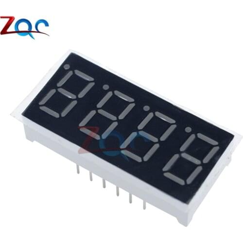 2PCS 0.36 inch 4 digit led display 7 seg segment Common cathode Red