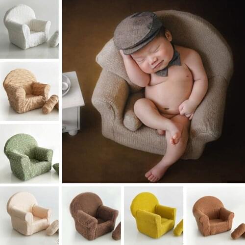 39 Color 1 Pcs Sofa + 2 Pcs Pillow / Set For Newborn Photography Props Baby Posing Photo Shoot Accessories Photoshoot Fotografia