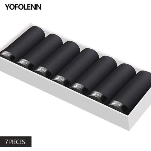 7 Pieces Brand Modal Boxer Men Weekly Underwear Penis Mens Shorts Boxers Briefs Black Sexy Homme Underpants Cheap Underclothes
