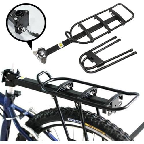 Aluminum Alloy Bicycle Bike Cycling Rear Seat Rack Bag Luggage Carrier Pannier