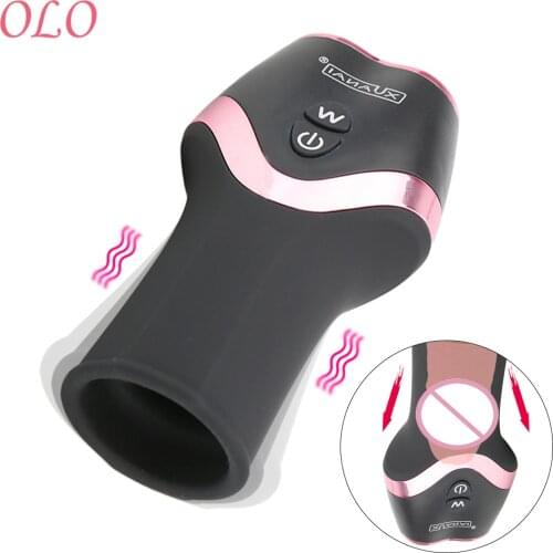 OLO Automatic Masturbation Cup Sex Toys for Man Glans Stimulate Massager Male Penis Enlarger Pump Penis Delay Trainer Vibrator