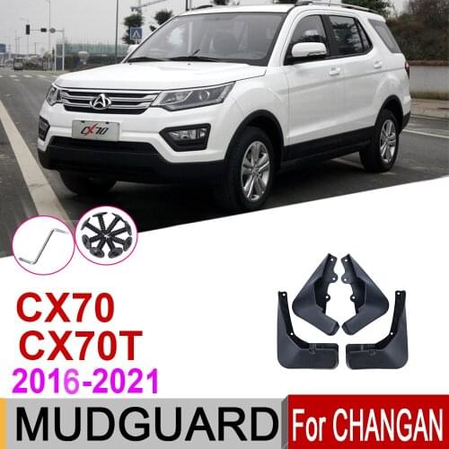 Car Mudflap For Chana Changan CX70 CX70T 2019~2016 Front Rear Fender Mud Guard Flap Splash Flaps Mudguards Accessories 2018 2017