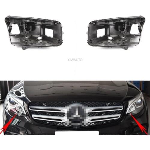 Headlight Base For Mercedes Benz W253 GLC 2016 2017 2018 2019 Headlamp House Car Rear Base Auto Headlight Back Support