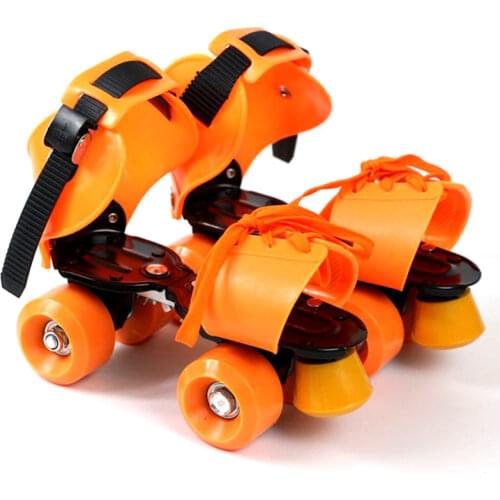 Children Adjustable Roller Skate Resizable Men Women Double Line Quad Skating Shoes Balance Excercise Fitness Sport Equipment