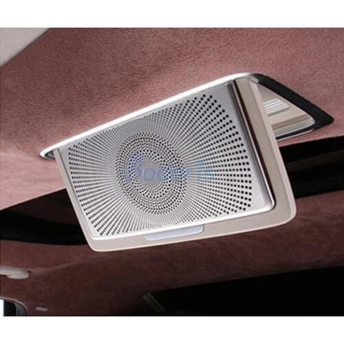 For Mercedes Benz E CLASS W213 2016 2017 2018 Roof Makeup Cosmetic Mirror Decoration Sequins Cover Trim Car Styling Accessories