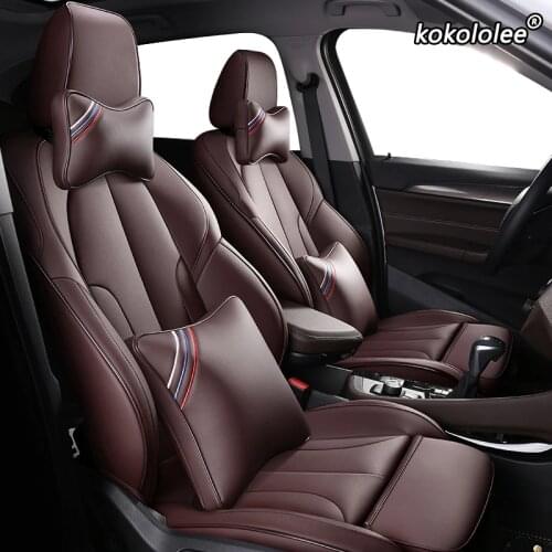 Kokololee Custom Leather car seat cover set For LEXUS LX570 LX500 LX450 RC300 RC200 UX200 UX260h UX250h Automobiles Seat Covers