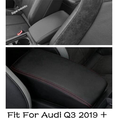 Center Armrest Container Storage Box Holster Pad Mat Protection Cover Kit Fit For Audi Q3 2019 2020 2021 Accessories Interior