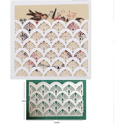 Grid Frame Background Metal Cutting Die Stencil for DIY Embossing Paper Photo Album Cards Making Scrapbooking Dies Cut Mould