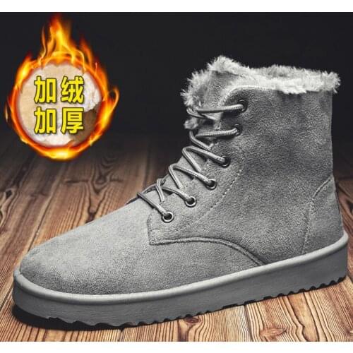 Men boots Mens Winter Shoes Fashion Snow Boots Shoes Plus Size Winter Sneakers Ankle Men Shoes Winter Boots Footwear