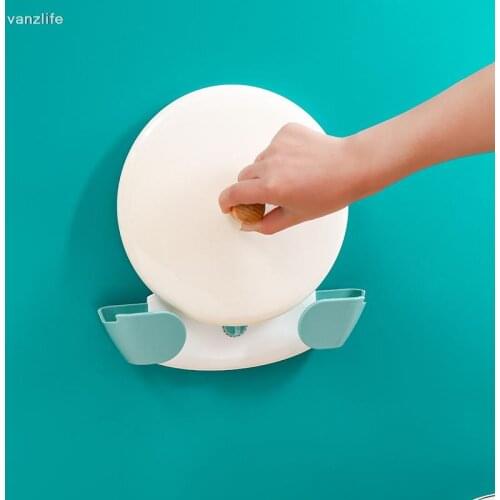 Receive the kitchen wall multi-functional household put pot rack mesa punching board shelf the block artifact