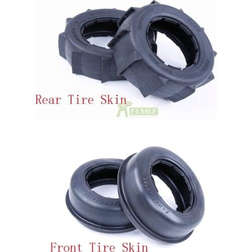 Desert Tyrs Front or Rear Tire Skin (x 2pcs/set) Fit for 1/5 HPI ROVAN KM BAJA 5T 5SC Parts