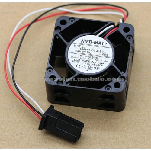NMB-MAT 1608KL-05W-B39 24Vdc 0.08A Servo driver fan with Fanuc interface 2pcs in pack