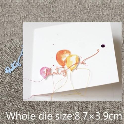 New Design Craft Metal Cutting Die cut dies party letter decoration scrapbook Album Paper Card Craft Embossing die cuts