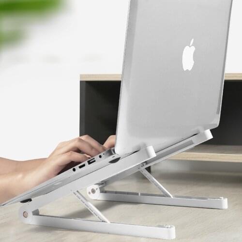 Foldable Laptop Stand Adjustable Bracket Suporte Notebook Computer for Macbook Air Pro Xiaomi Lenovo Alienware Standing Desk