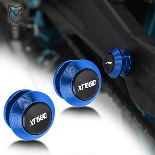 6MM Motorcycle Swingarm Sliders Spools Swingarm Stand Screws For Yamaha XT660 R X Z E XT660R XT660X XT660E XT660Z Tenere