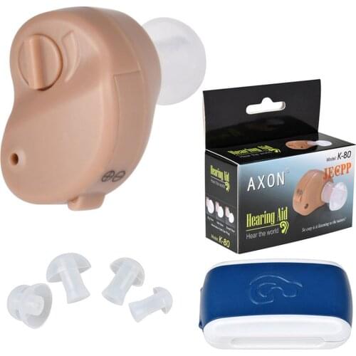 K80 Hearing Aids Sound Amplifier Noise Reduction Frequency Adjustment Ear Care Hearing Aid Earphone For The Elderly For Deafness