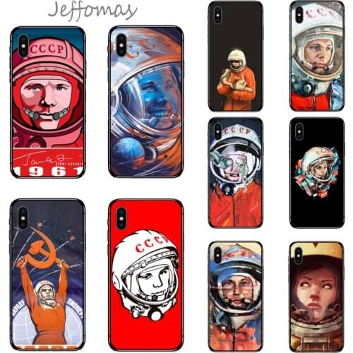 Yuri Gagarin Phone Case for iPhone 11 12 mini pro XS MAX 8 7 6 6S Plus X 5S SE 2020 XR