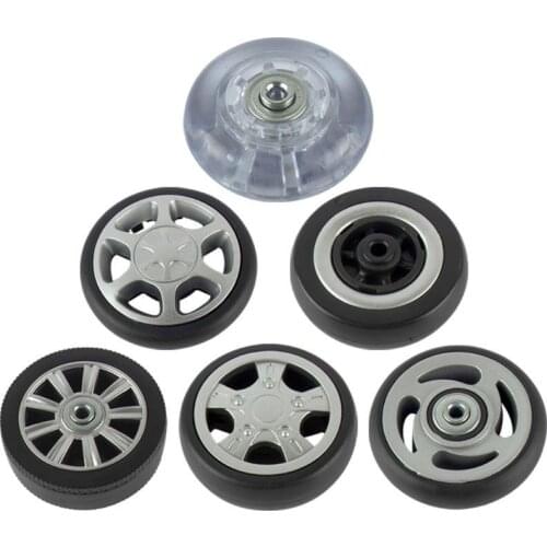 1PC Plastic Swivel Wheels Rotation Suitcase Replacement Casters Luggage Case Parts Accessories