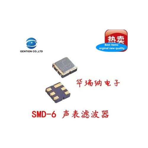 5pcs 100% new and orginal patch sound table filter imported SMD-6 3X3mm 3X3 6 feet R315A 315M 315MHZ