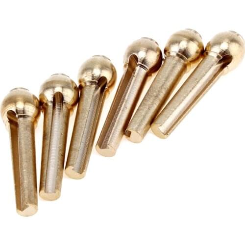6pcs/lot 6 String Guitar Bridge Pins Plastic Bridge Pins Stringed Instruments Folk Acoustic Classic Guitar Accessories