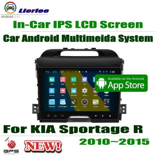 9" HD Full Touch IPS LCD Screen Android 8 Core For Kia Sportage 2010-2015 Car Radio Stereo Audio Video GPS Navigation System
